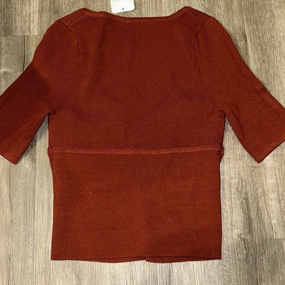 Free people Teagan Swit Short sleeve sweater shirts